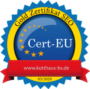 Gold Zertifikat SEO Cert-EU